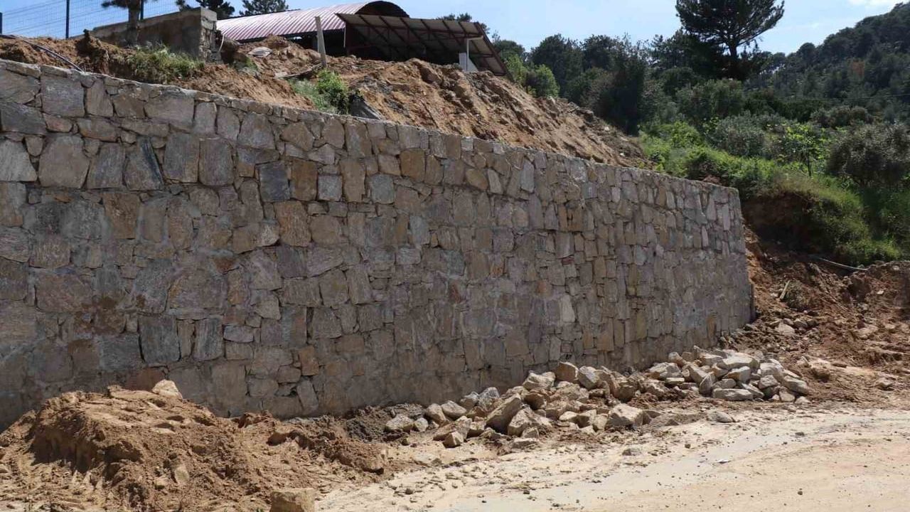 Bozdoğan'da Madran Yayla Yolunda Taş Duvar ve Düzenleme Çalışmaları Tamamlandı