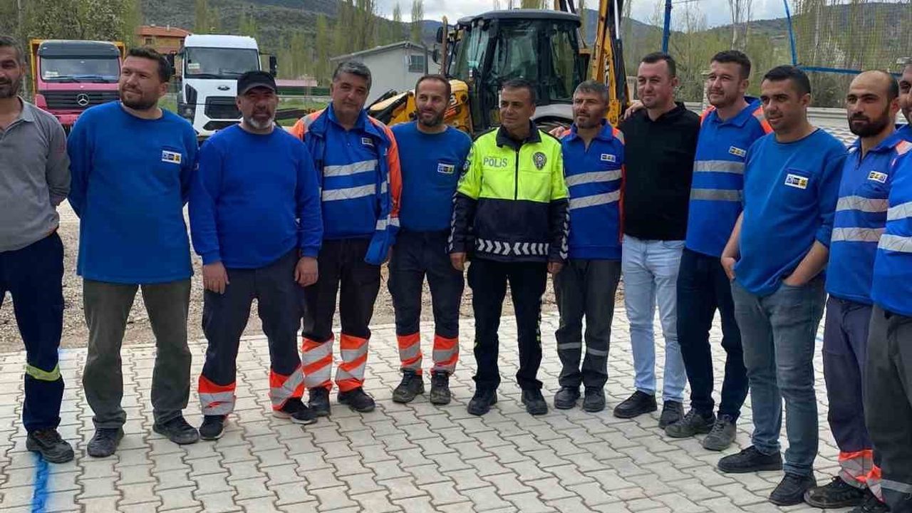 Bozkır'da KOSKİ personeline saha güvenliği ve trafik eğitimi