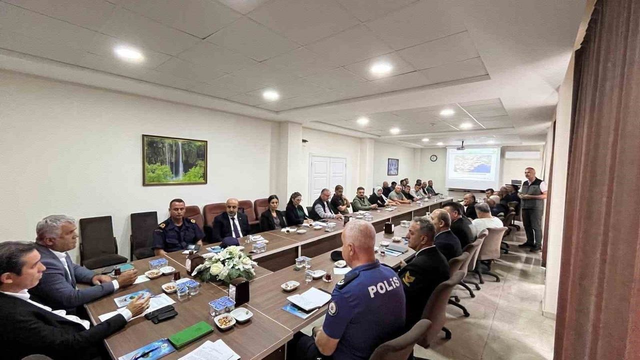 Bozyazı'da Orman Yangınlarıyla Mücadele Koordinasyon Toplantısı