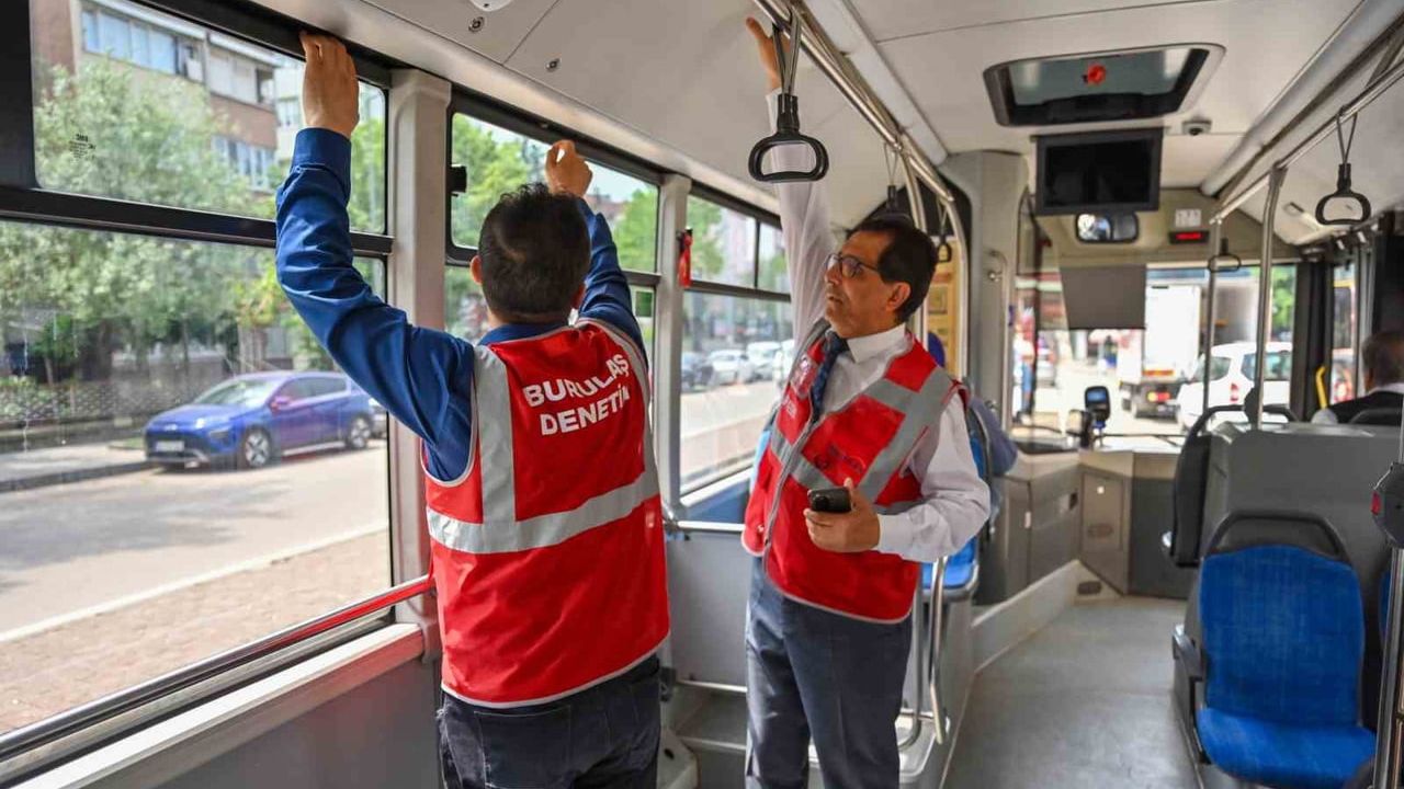Bursa'da toplu taşıma araçlarında klima denetimleri yoğunlaştırıldı