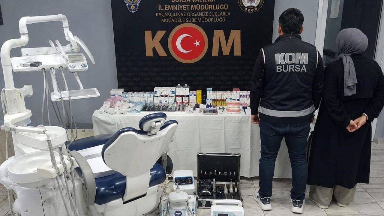 Bursa İnegöl'de sahte diş muayenesi operasyonu: 2 gözaltı