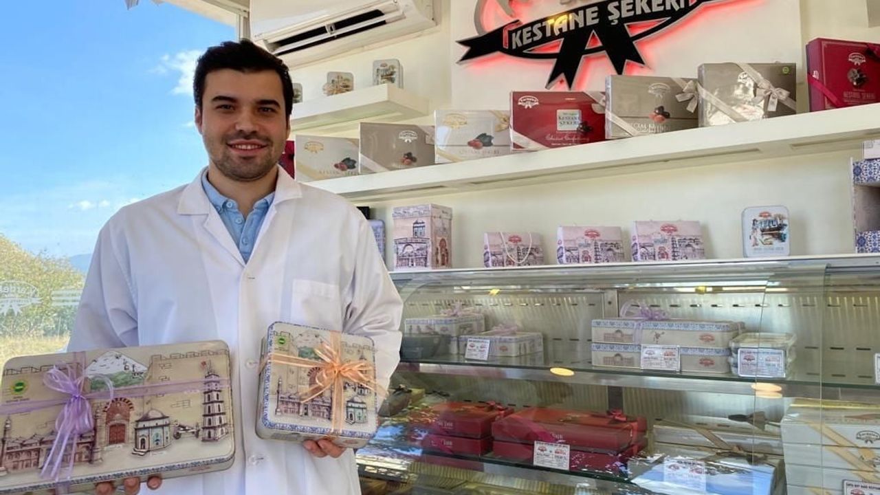 Bursa kestane şekeri bayram sofralarında öne çıkıyor