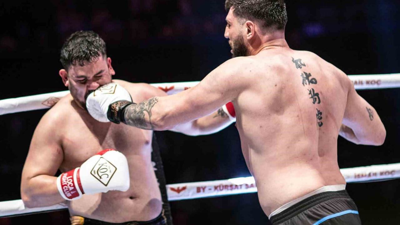 Çağan Irmak, Bahçelievler ORA Arena'da üçüncü rauntta nakavtla galip geldi