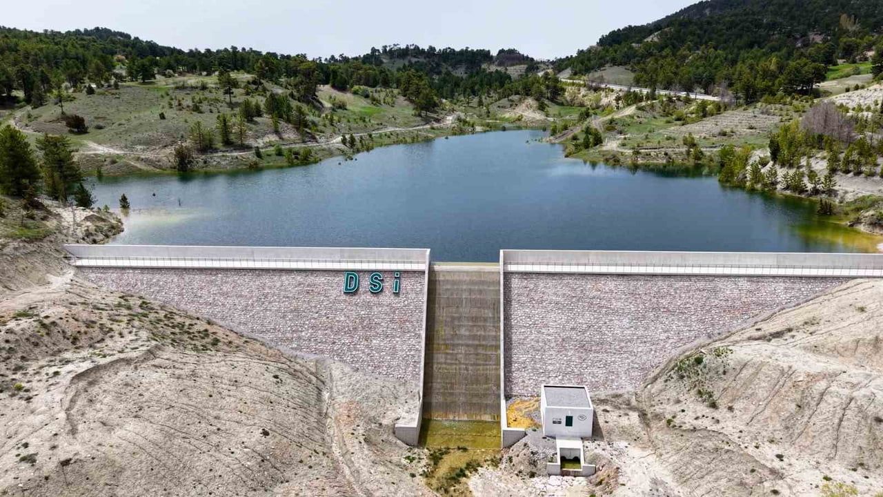 Çameli'de Cumaalanı Göleti %100 doldu: 450 dönümlük arazi sulanacak