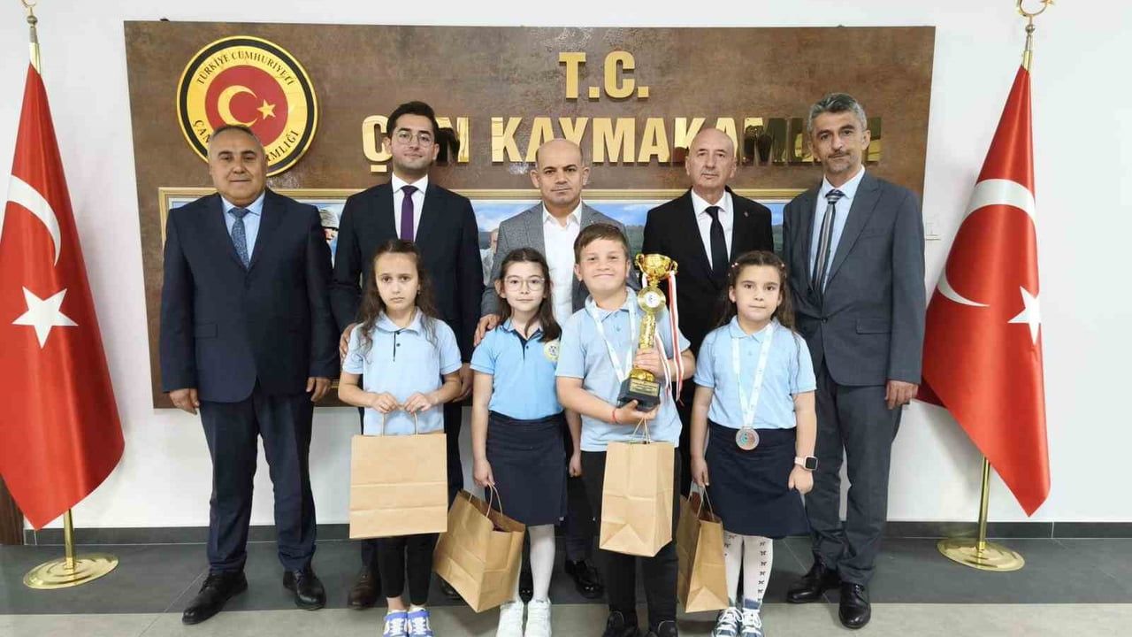 Çan Cumhuriyet İlkokulu Öğrencileri TAZOF Oyuncu Beyinler Türkiye Finallerinde Dereceye Girdi