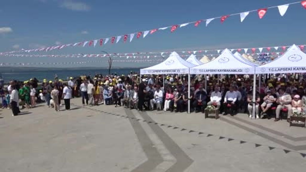 Çanakkale Lapseki'de 'Boğazın Minik Çobanları' projesi ödüllerini aldı