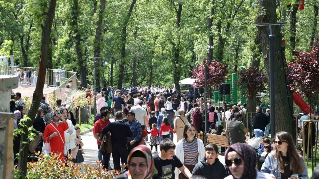 Canik Macera Parkı açılışında rekor: 10 bin 868 ziyaretçi