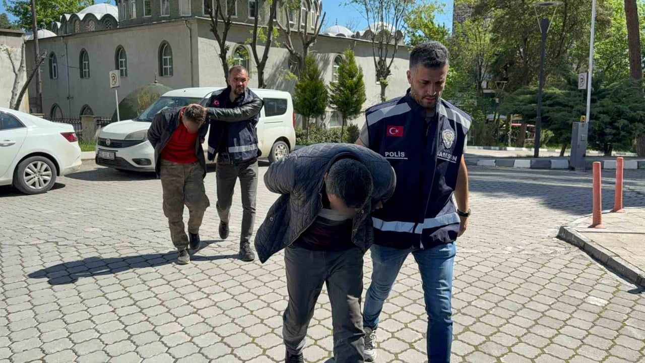 Canik Yenimahalle'de reklam atölyesinden yaklaşık 100 bin TL'lik hırsızlık — 4 şüpheli adliyeye sevk edildi