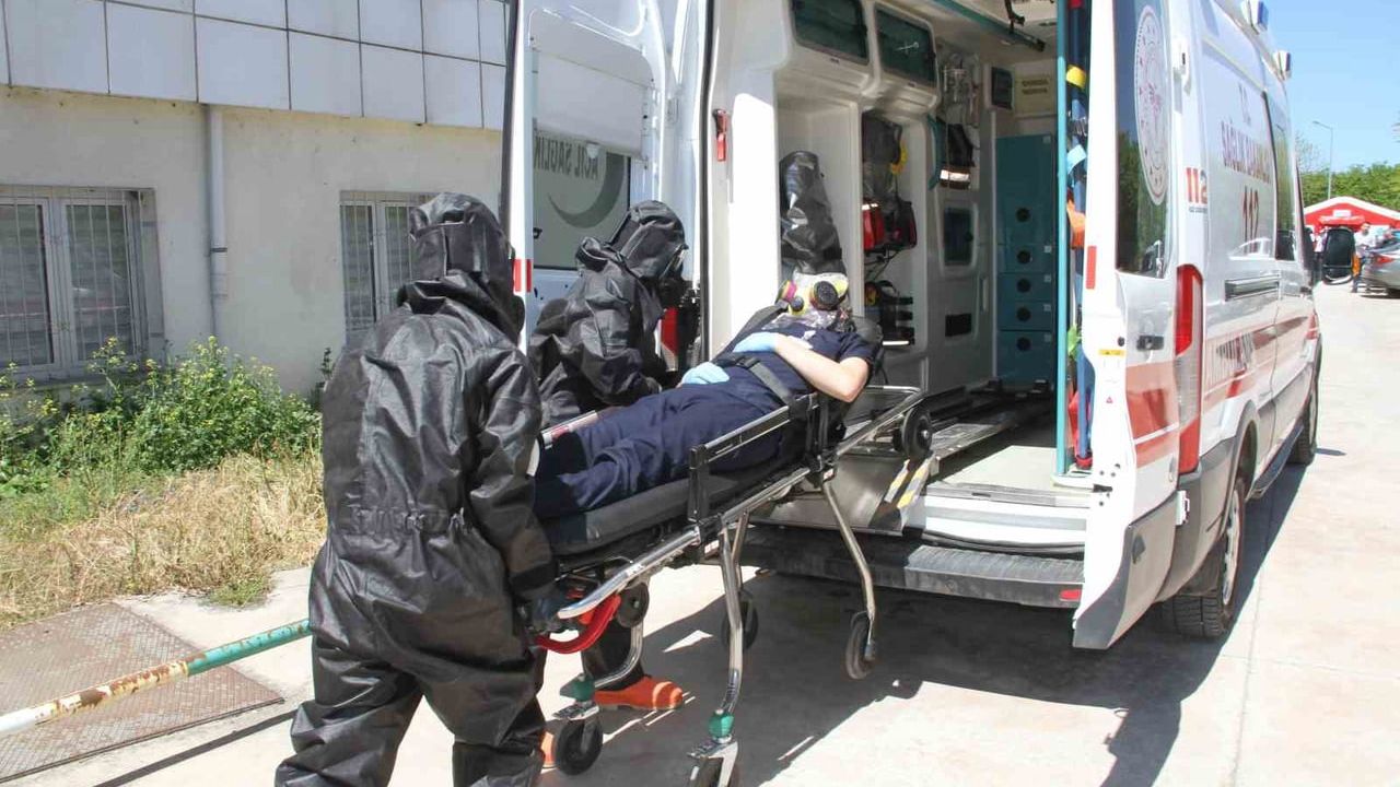 Çarşamba Devlet Hastanesi'nde kapsamlı afet ve acil durum tatbikatı