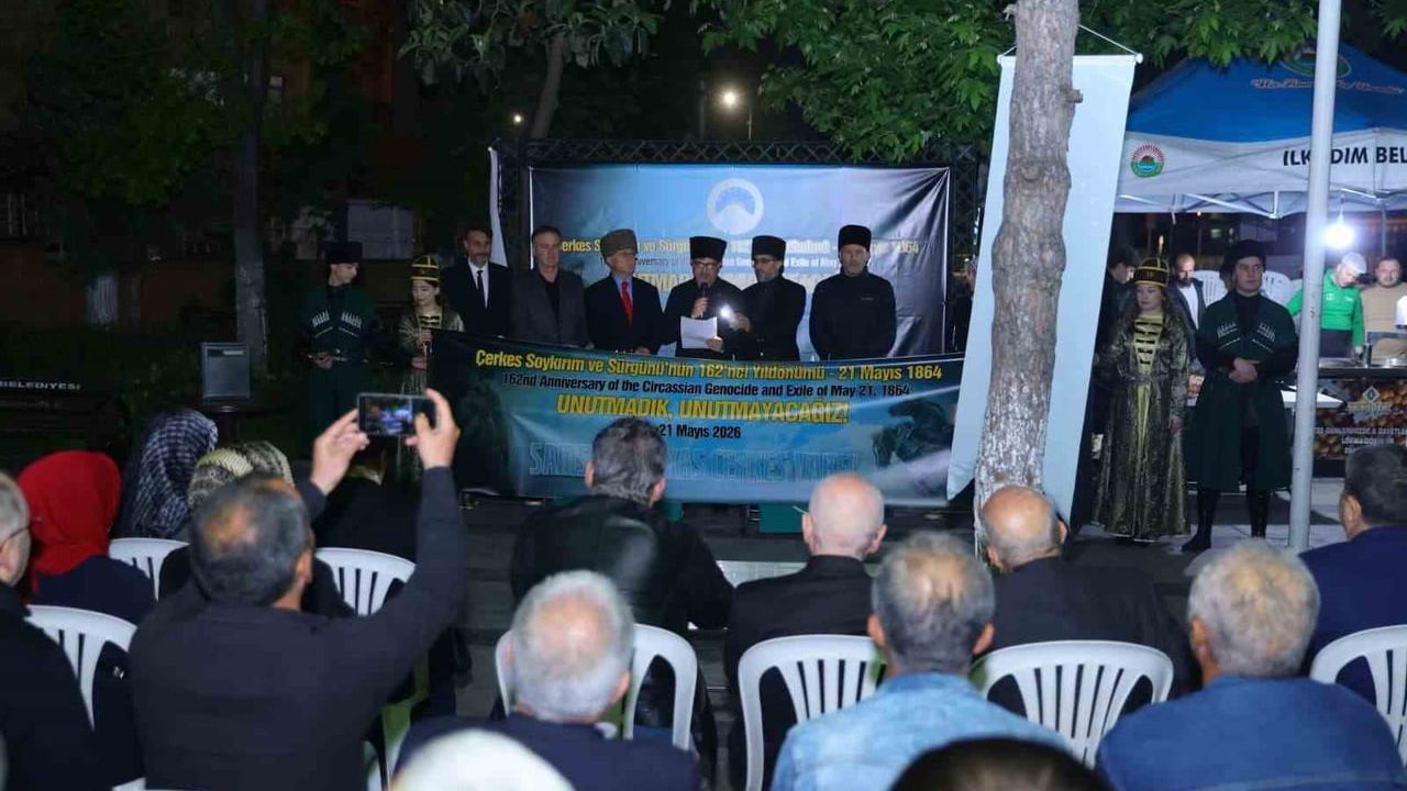 Çerkes Soykırımı ve Sürgünü'nün 162. yılı Samsun'da anıldı