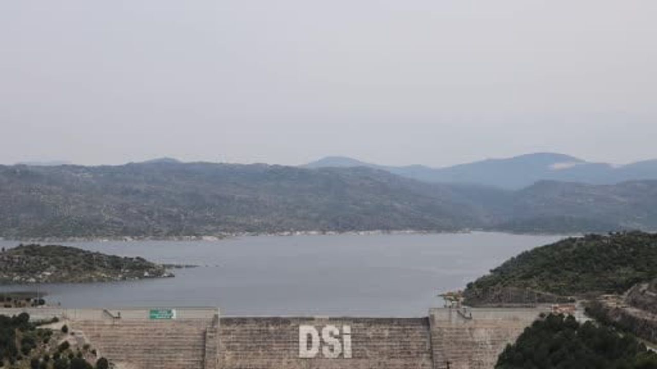 Çine Adnan Menderes Barajı doluluk oranı yüzde 80'lere yaklaştı, Aydın'ın sulama beklentisi olumlu
