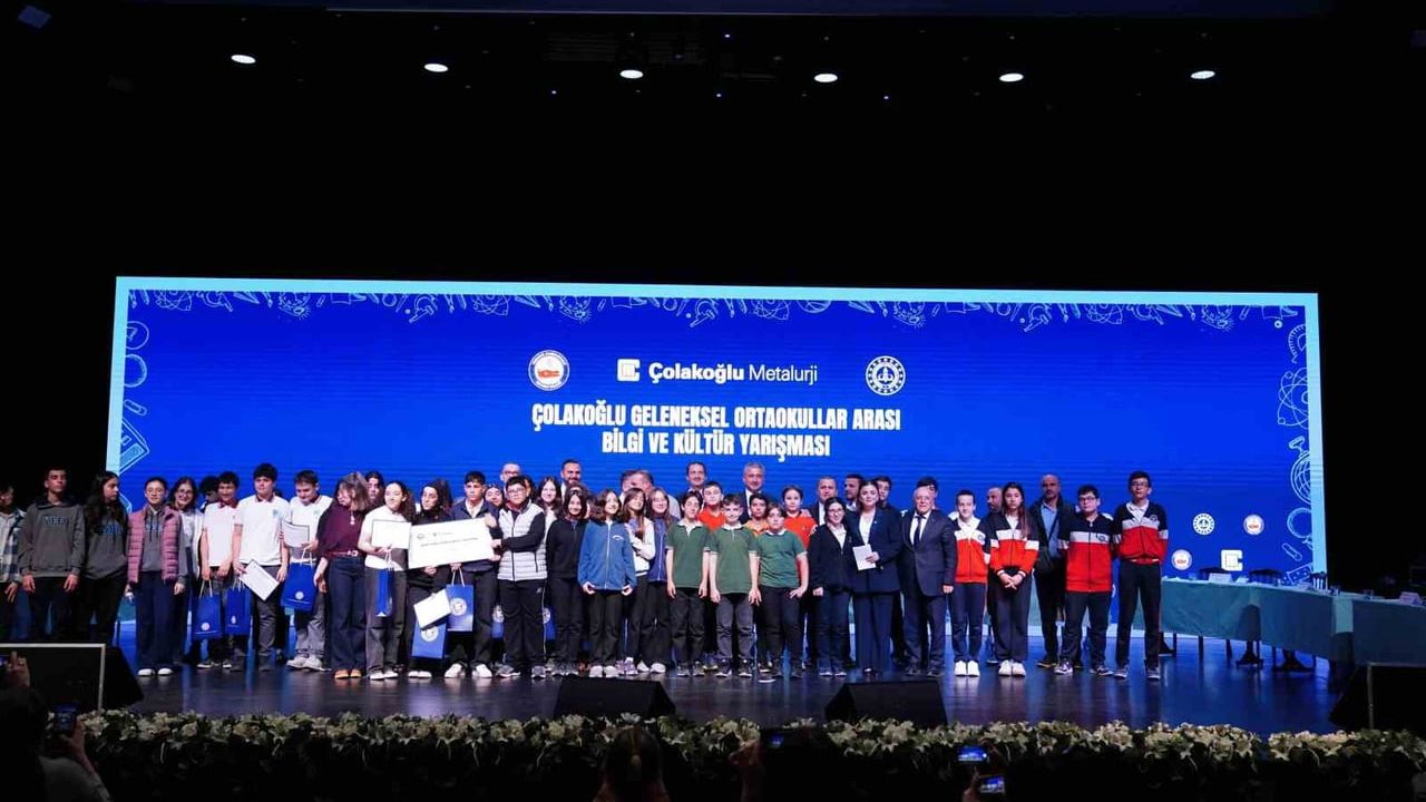 Çolakoğlu Metalurji’nin Geleneksel Ortaokullar Arası Bilgi ve Kültür Yarışması finali Kocaeli'de tamamlandı