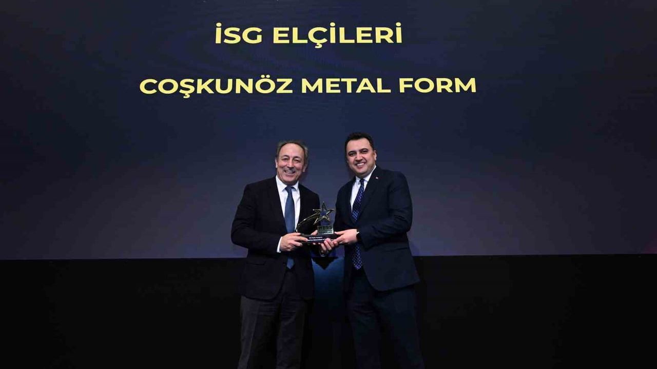 Coşkunöz Metal Form, MESS 'İş Güvenliğinin Yıldızları' yarışmasında İSG Elçileri kategorisinde ödül aldı