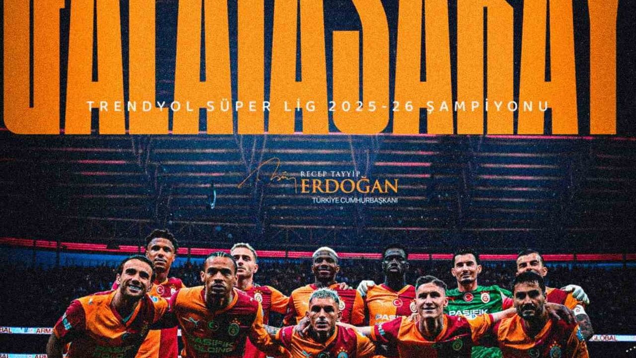 Cumhurbaşkanı Erdoğan’dan Trendyol Süper Lig Şampiyonu Galatasaray’a Tebrik