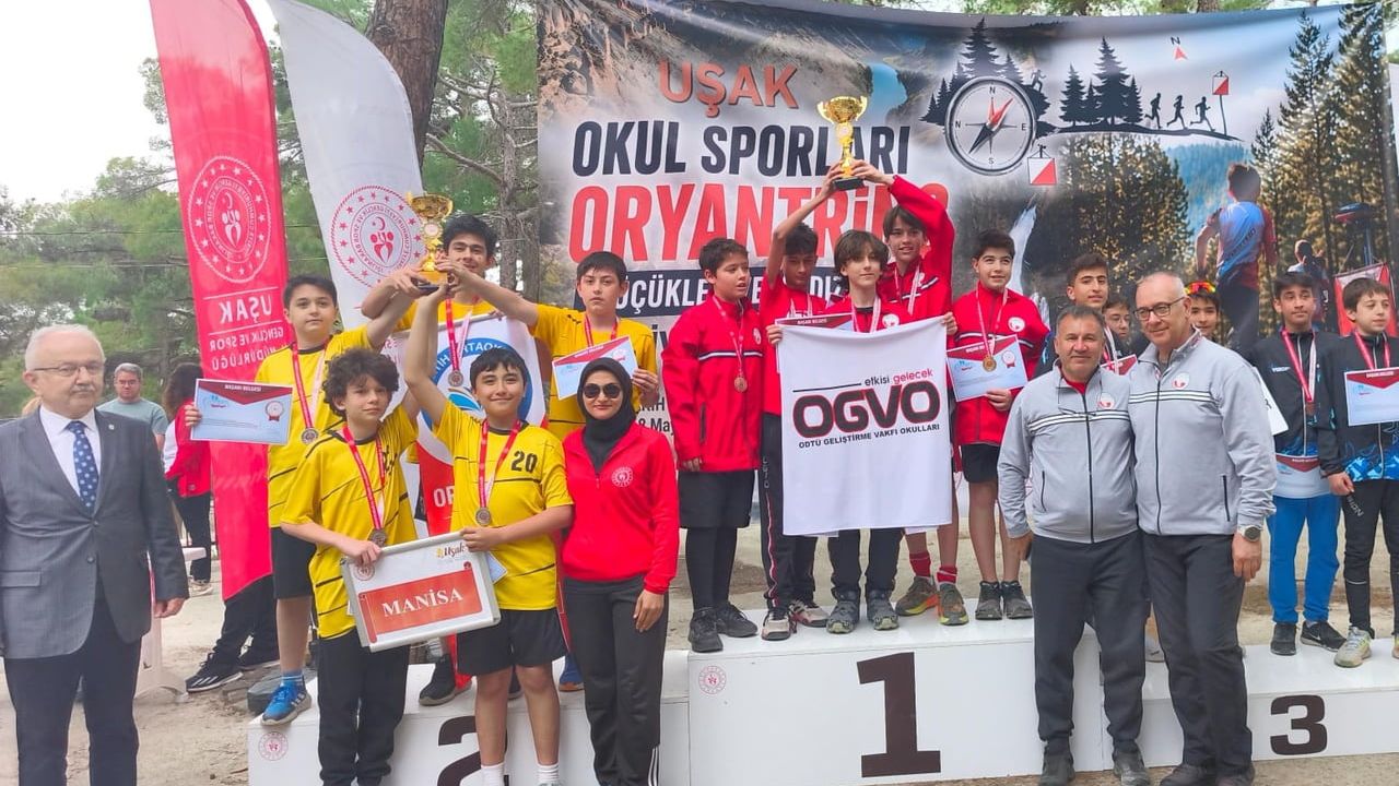 Demirci Fatih Ortaokulu, Okul Sporları Oryantiring Yıldız Erkekler Türkiye Birinciliği'nde Türkiye İkincisi