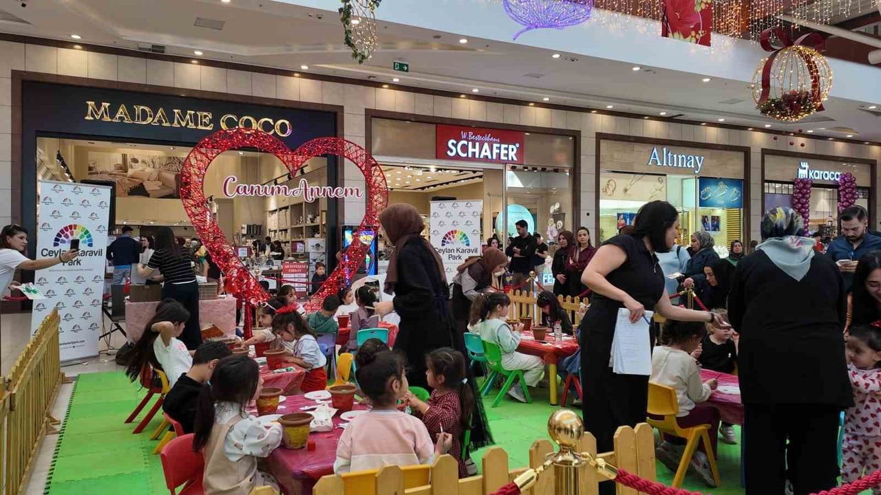 Diyarbakır Ceylan Karavil Park AVM'de Anneler Günü için Atölye Etkinlikleri