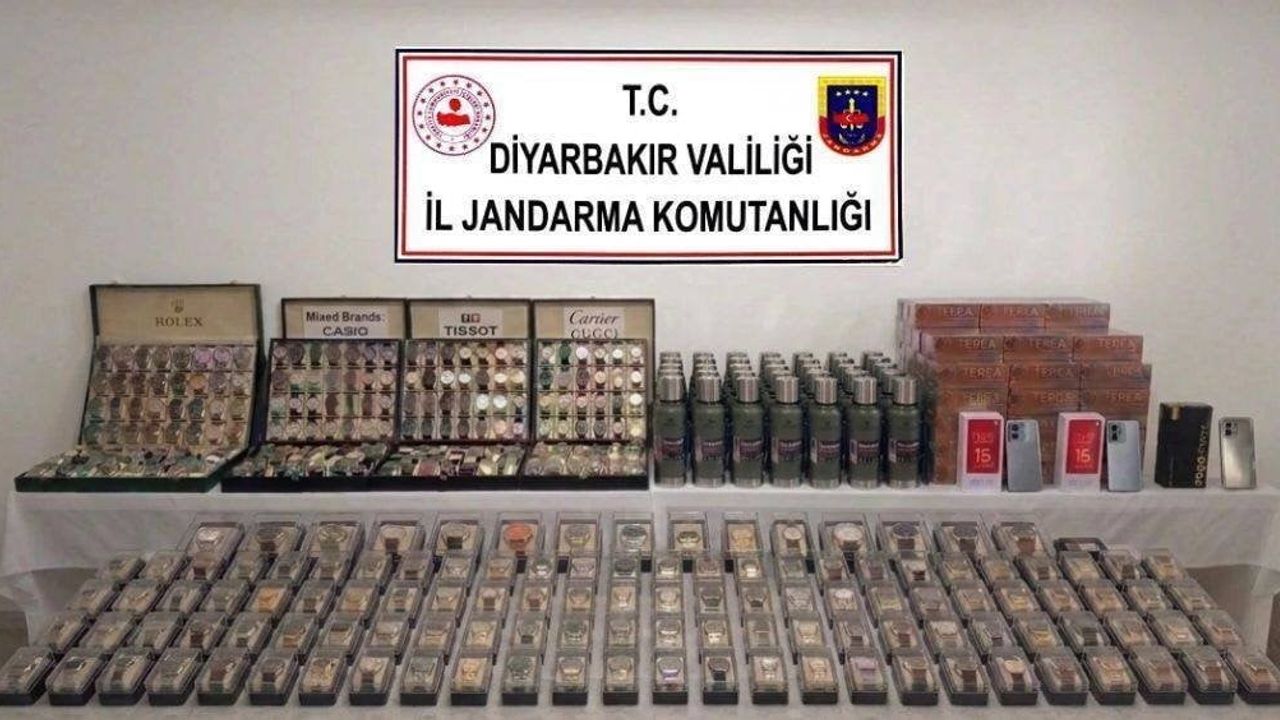 Diyarbakır'da jandarma operasyonlarında 60 şüpheli hakkında işlem — Çok sayıda gümrük kaçağı ürün ele geçirildi