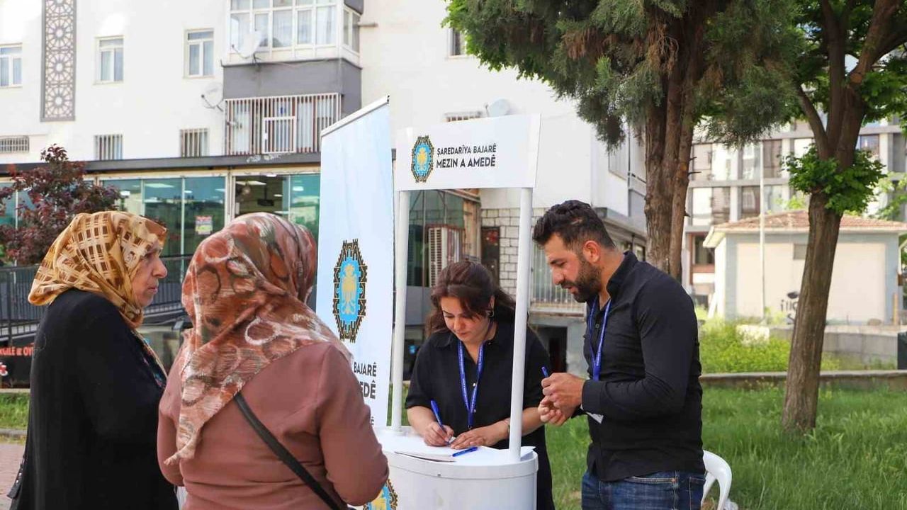 Diyarbakır'da Yerinde Çözüm ekipleri parklarda vatandaş taleplerini topladı
