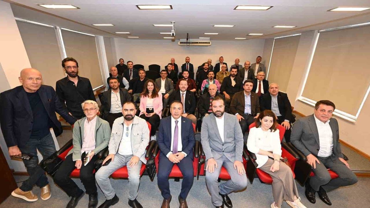 DTO Başkanı Uğur Erdoğan'dan Denizli Gazeteciler Cemiyeti'ne hayırlı olsun ziyareti