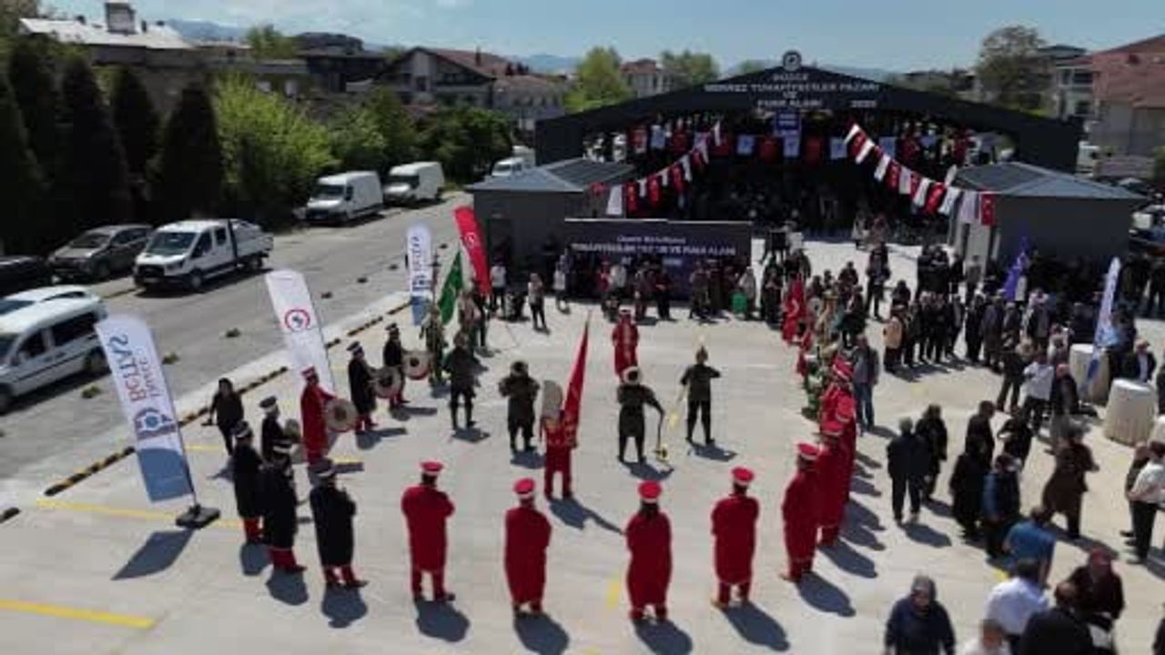 Düzce'de Tuhafiyeciler Pazarı ve Fuar Alanı açıldı: 3 bin 800 metrekare, 144 tezgah kapasiteli
