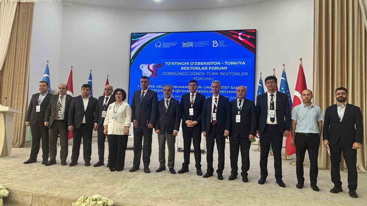 Ege Üniversitesi Rektörü Prof. Dr. Musa Alcı, 4. Özbekistan-Türkiye Rektörler Forumu'nda iş birliği protokolleri imzaladı