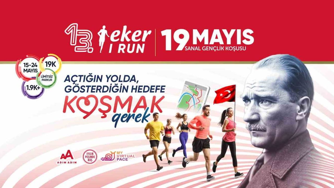 Eker I Run 19 Mayıs Sanal Gençlik Koşusu başladı