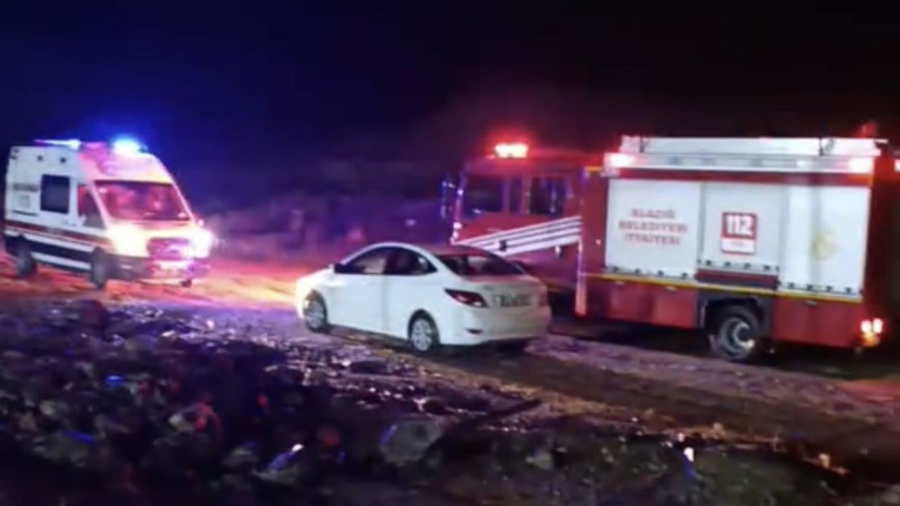 Elazığ Çaydaçıra Mahallesi'nde halısahada tel koluna saplandı; itfaiye kurtardı