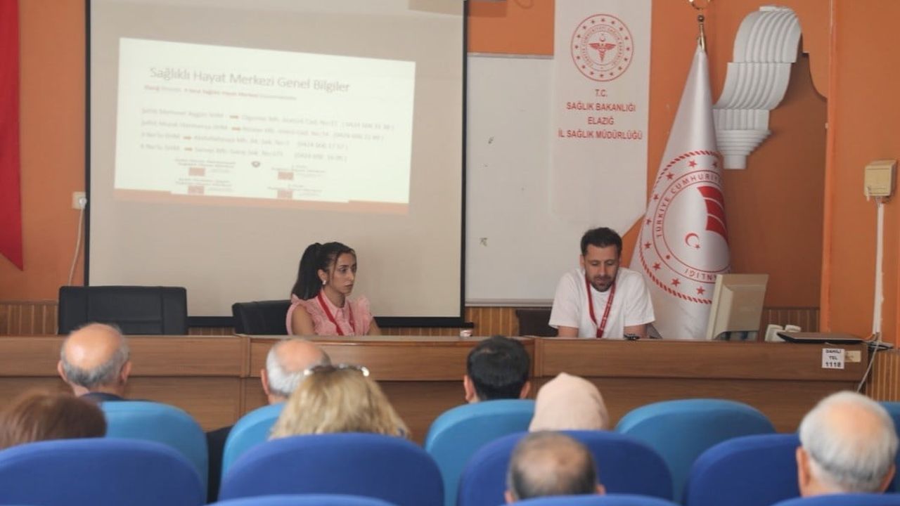 Elazığ İl Tarım ve Orman Müdürlüğü personeline Sağlıklı Hayat Merkezleri hizmetleri tanıtıldı