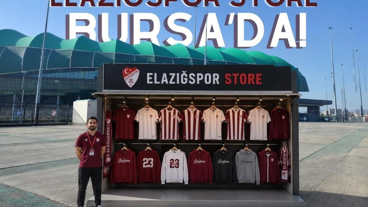 Elazığspor Store, Play-Off Finali İçin Bursa Matlı Stadyumu'nda Mobil Şube Açıyor