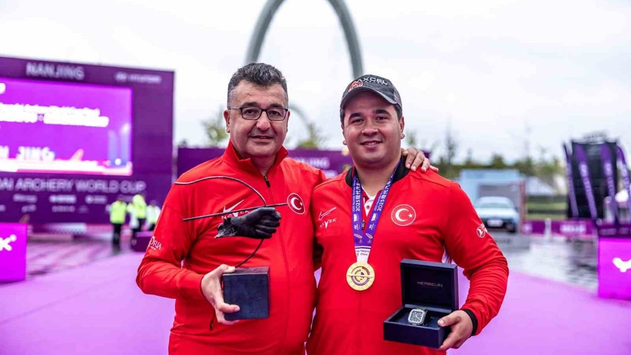 Emircan Haney 2026 Avrupa Okçuluk Şampiyonası Makaralı Yay Erkekler'de Altın Madalya Kazandı