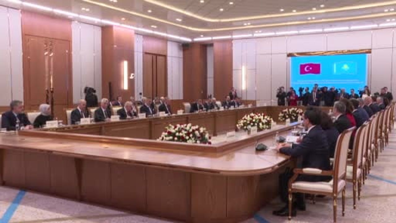 Erdoğan, Astana’da Tokayev ile Yüksek Düzeyli Stratejik İşbirliği Toplantısı’na Katıldı