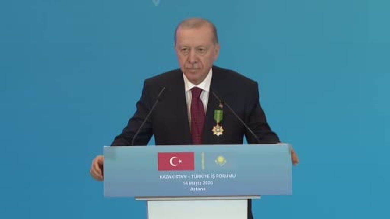 Erdoğan: Kazakistan ile ekonomik ilişkilerimiz her geçen gün daha da ilerliyor