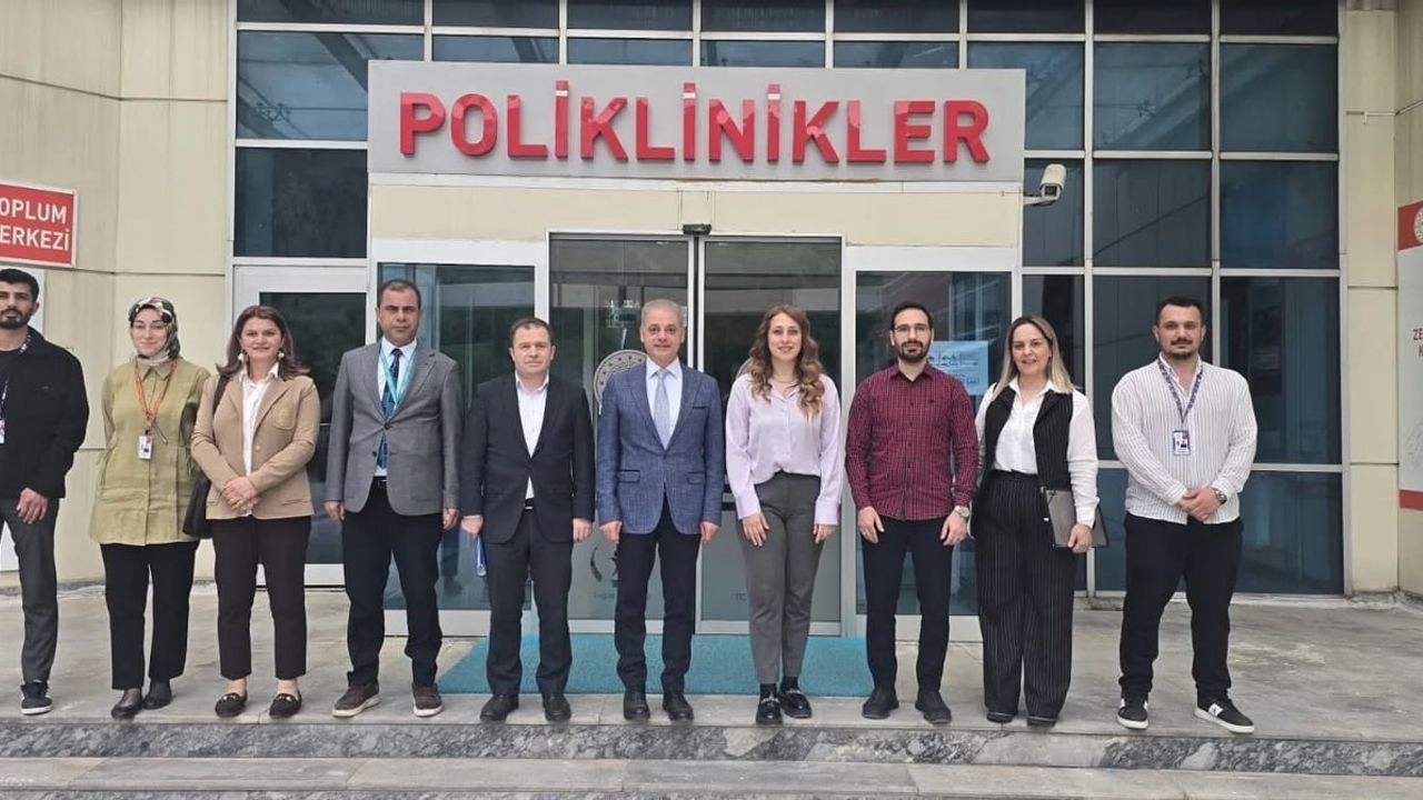 Erzincan İl Sağlık Müdürü Dr. Cihan Tekin Kemah İlçe Devlet Hastanesi’nde İncelemelerde Bulundu