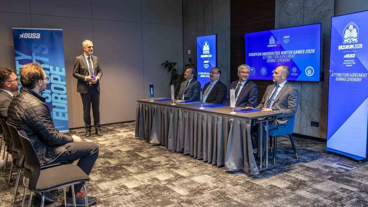 Erzurum, 2028 Avrupa Üniversiteler Kış Oyunları'na Ev Sahipliği Resmileşti