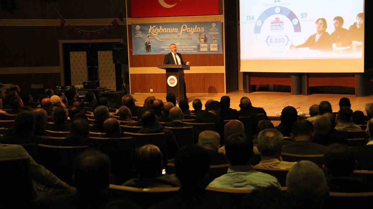 Erzurum'da 2026 Vekaletle Kurban Tanıtım ve İlçe Müftüleri İstişare Toplantısı