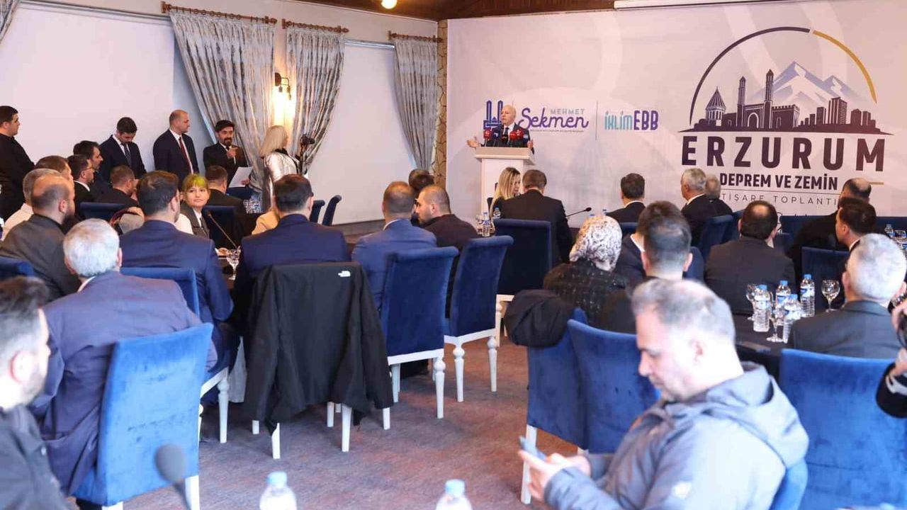 Erzurum'da 'Deprem ve Zemin İstişare' Toplantısı: Yer Seçimi ve Risk Belirleme Öne Çıktı
