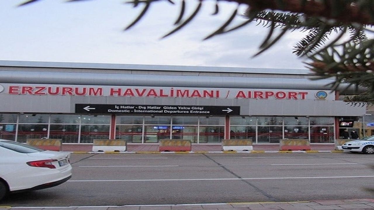 Erzurum Havalimanı Nisan 2026'da 92 bin 107 yolcuya hizmet verdi