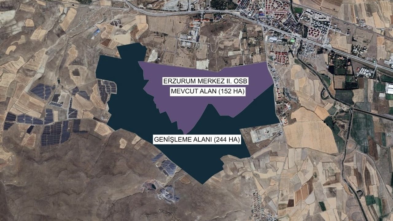 Erzurum Merkez II OSB genişliyor: 246 hektarlık ilave alan süreci başlatıldı