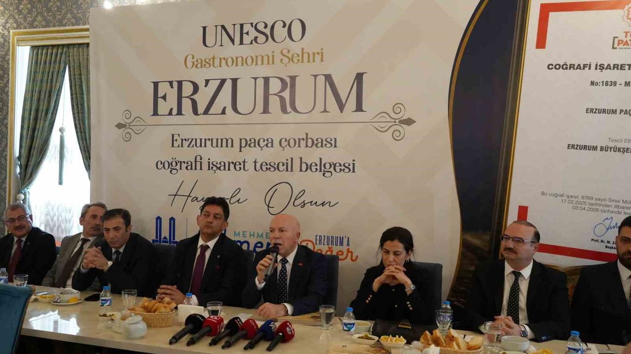 Erzurum paça çorbası coğrafi işaretle tescillendi ve tanıtıldı
