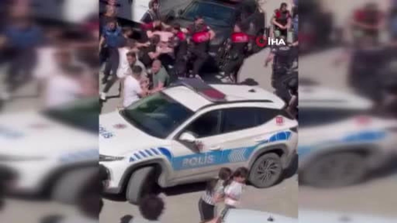 Esenyurt'ta komşular arası kavga: polise mukavemet, şüpheliler gözaltında