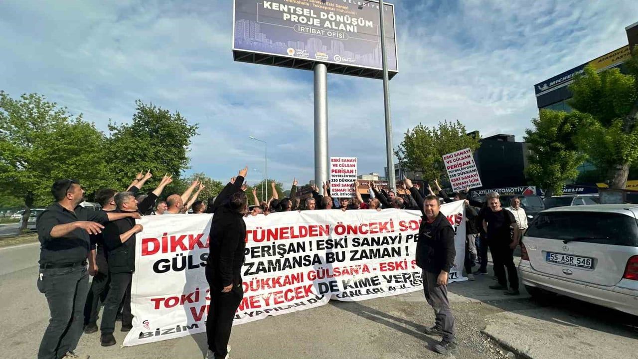 Eski sanayi esnafı Toybelen'de 330 iş yeri talep ediyor