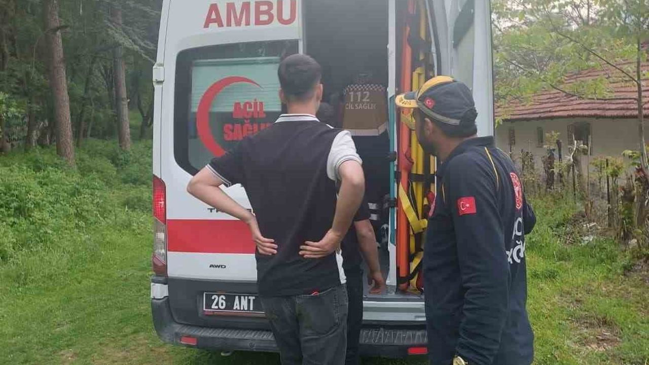 Eskişehir'de dağlık alanda oyuğa düşen 2 kişi AFAD ve ekiplerin 3 saatlik çalışmasıyla kurtarıldı