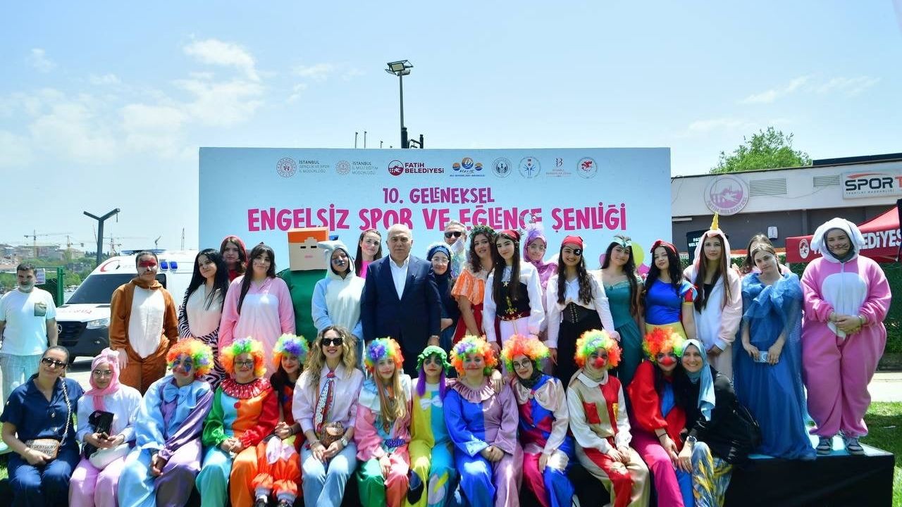Fatih'te 10'uncu Geleneksel Engelsiz Spor ve Eğlence Şenliği düzenlendi