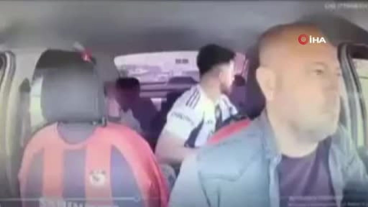 Gaziantep'te rehin alma olayı: Taksicinin soğukkanlı müdahalesi araç içi kamerada