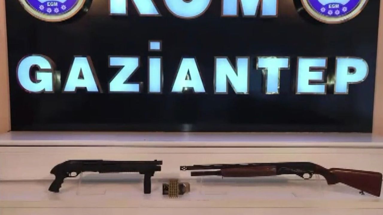 Gaziantep'te Ruhsatsız Silah Operasyonu: 6 Silah Ele Geçirildi, 1 Gözaltı