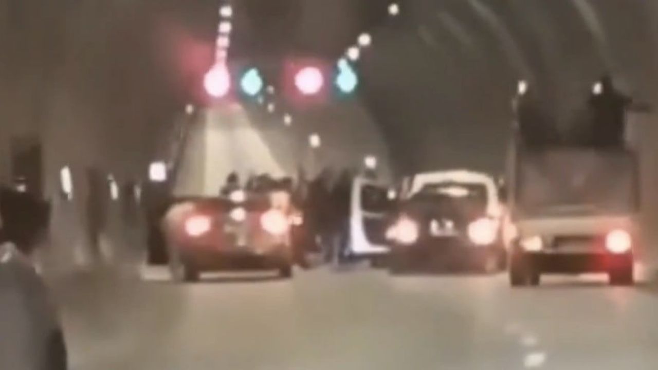 Gaziantep'te tünelde düğün konvoyuna 720 bin TL ceza, 120 gün trafikten men