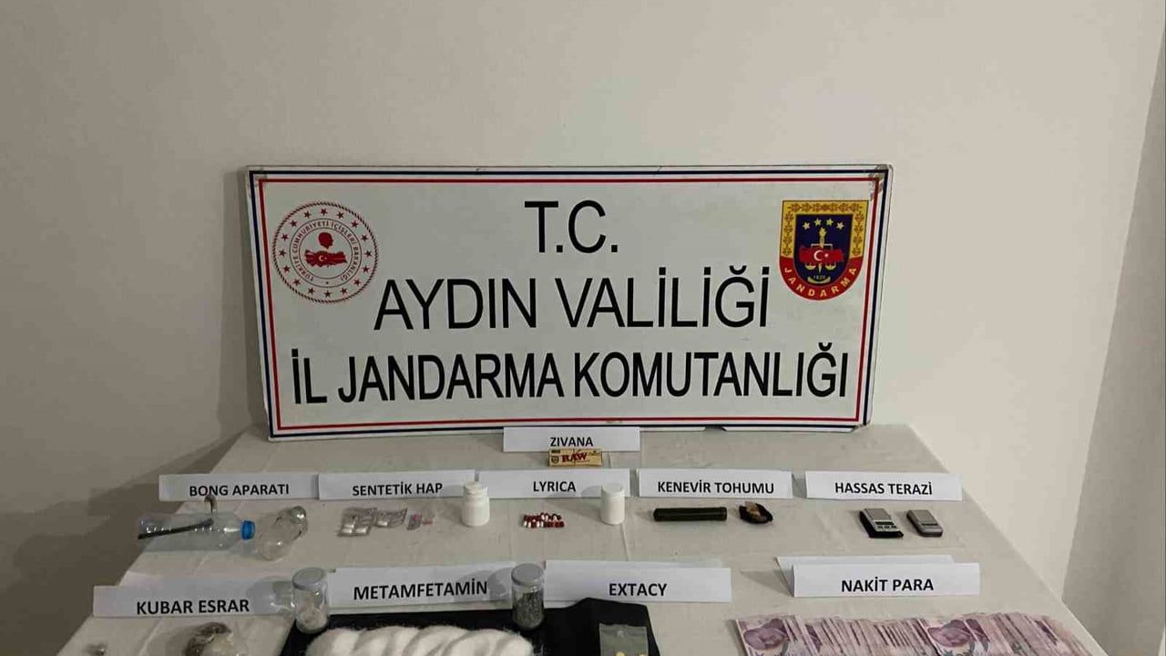 Germencik’te eş zamanlı uyuşturucu operasyonu: 5 gözaltı
