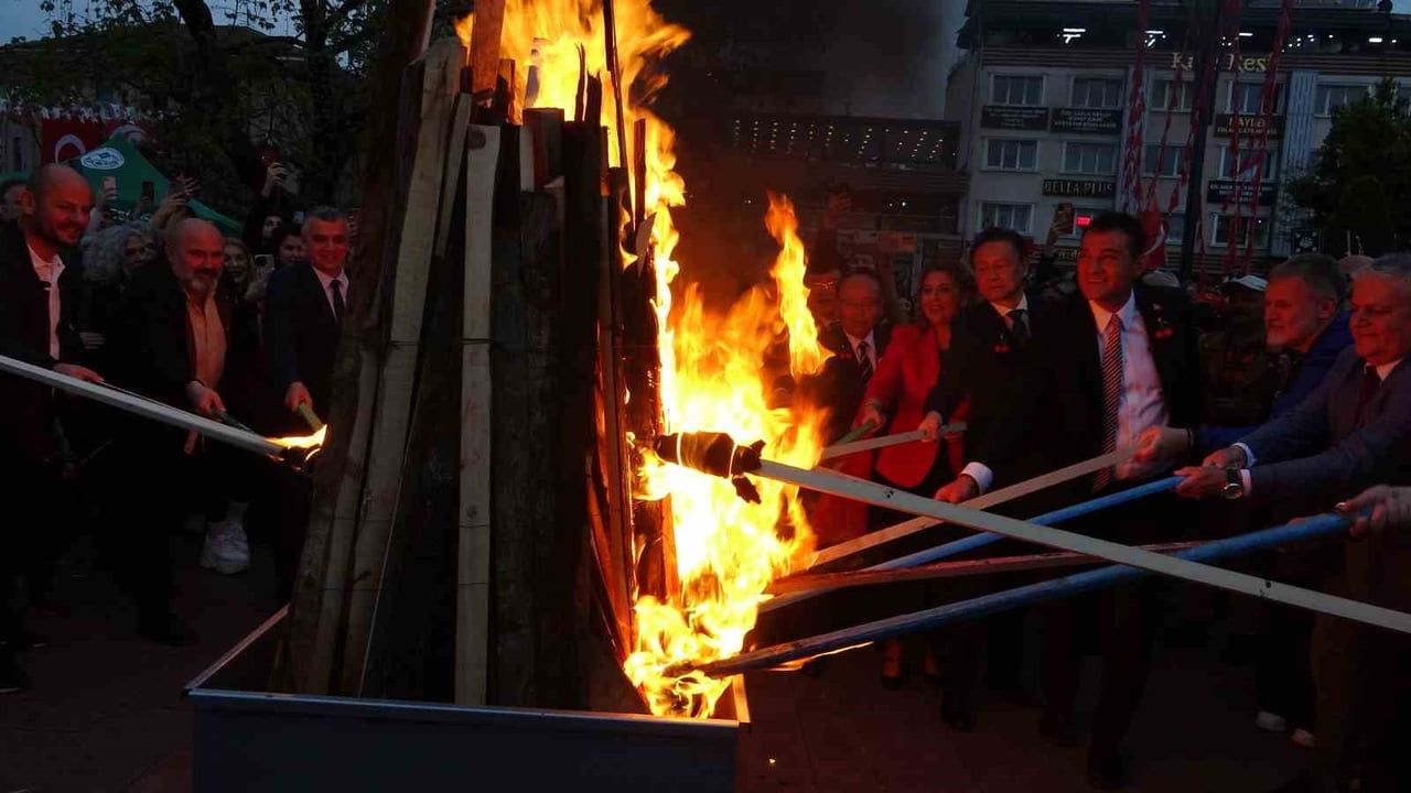 Giresun'da 49'uncu Uluslararası Giresun Aksu Festivali yürüyüşle başladı