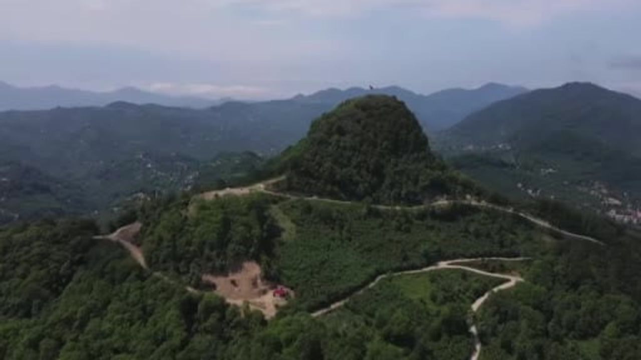 Giresun'da 880 rakımlı Karınca Kalesi turizme hazırlanıyor