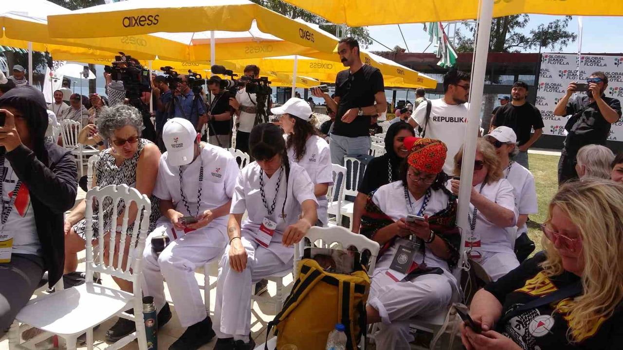 Global Sumud Filosu Marmaris’ten Gazze’ye 54 Tekneyle Yola Çıkıyor